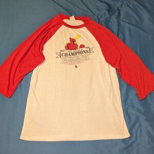 St. Louis Cardinals 1982 World Series Champs Graphic Retro Raglan T-Shirt